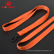 Neue benutzerdefinierte Nylon Material Hals Lanyard Strap